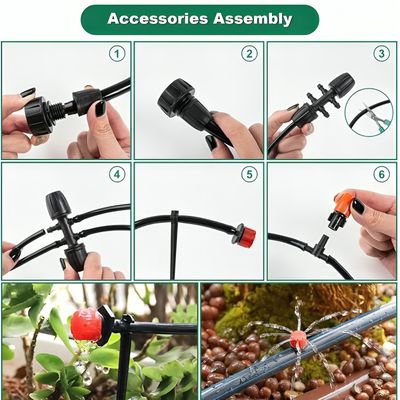 Imagen 2 del producto Kit De Riego Por Goteo 40+10 Metro 177 Piezas