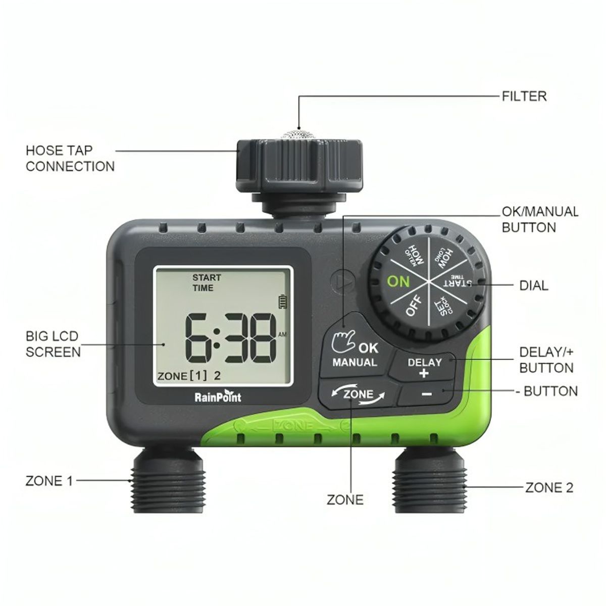 GENERICO - Programador Riego Automatico Controlador Digital