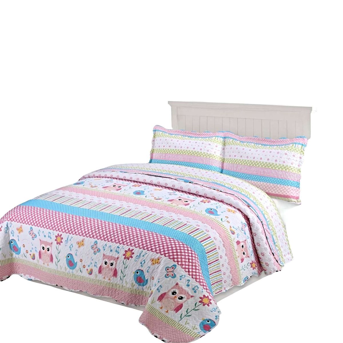 GENERICO - CUBRECAMA QUILT DE VERANO PLAZA Y MEDIA A28