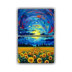 GENERICO - Cuadros Tela Sublimada Temática Campo De 30x40 Cm
