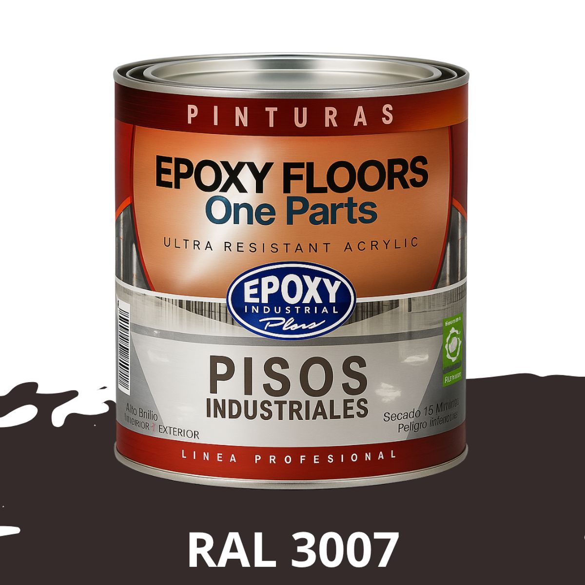 EPOXY - PINTURA ALTO TRANSITO - EPOXY FLOORS - 1L  RAL 3007
