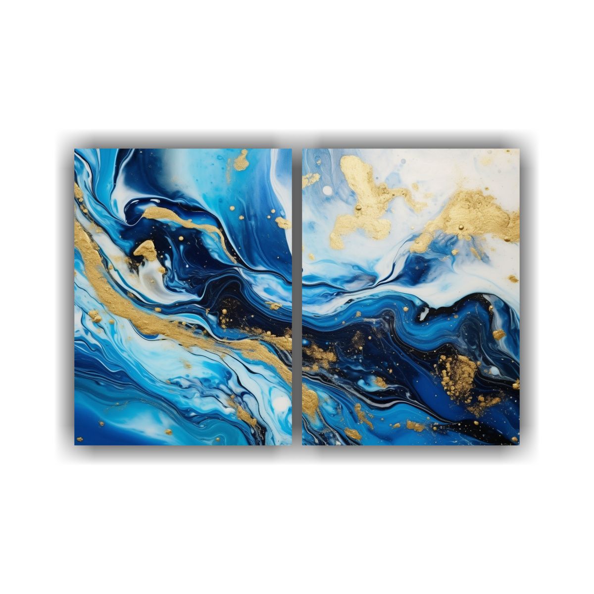 GENERICO - Cuadros Decorativos Azul Realista Visión Agua 80x60 Cm