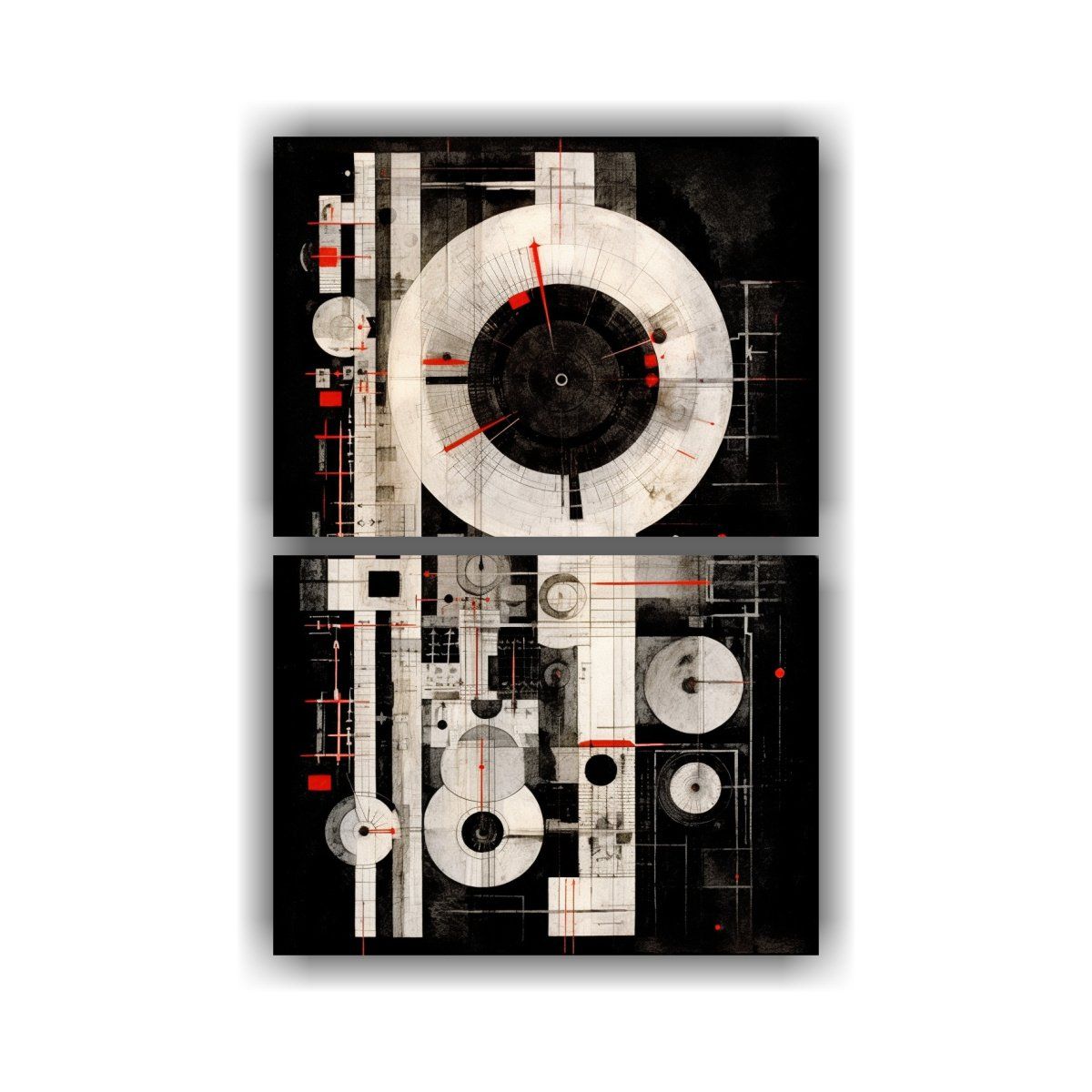 GENERICO - Pintura Decorativa De Diseño Sensible En Blanco 30x40 Cm