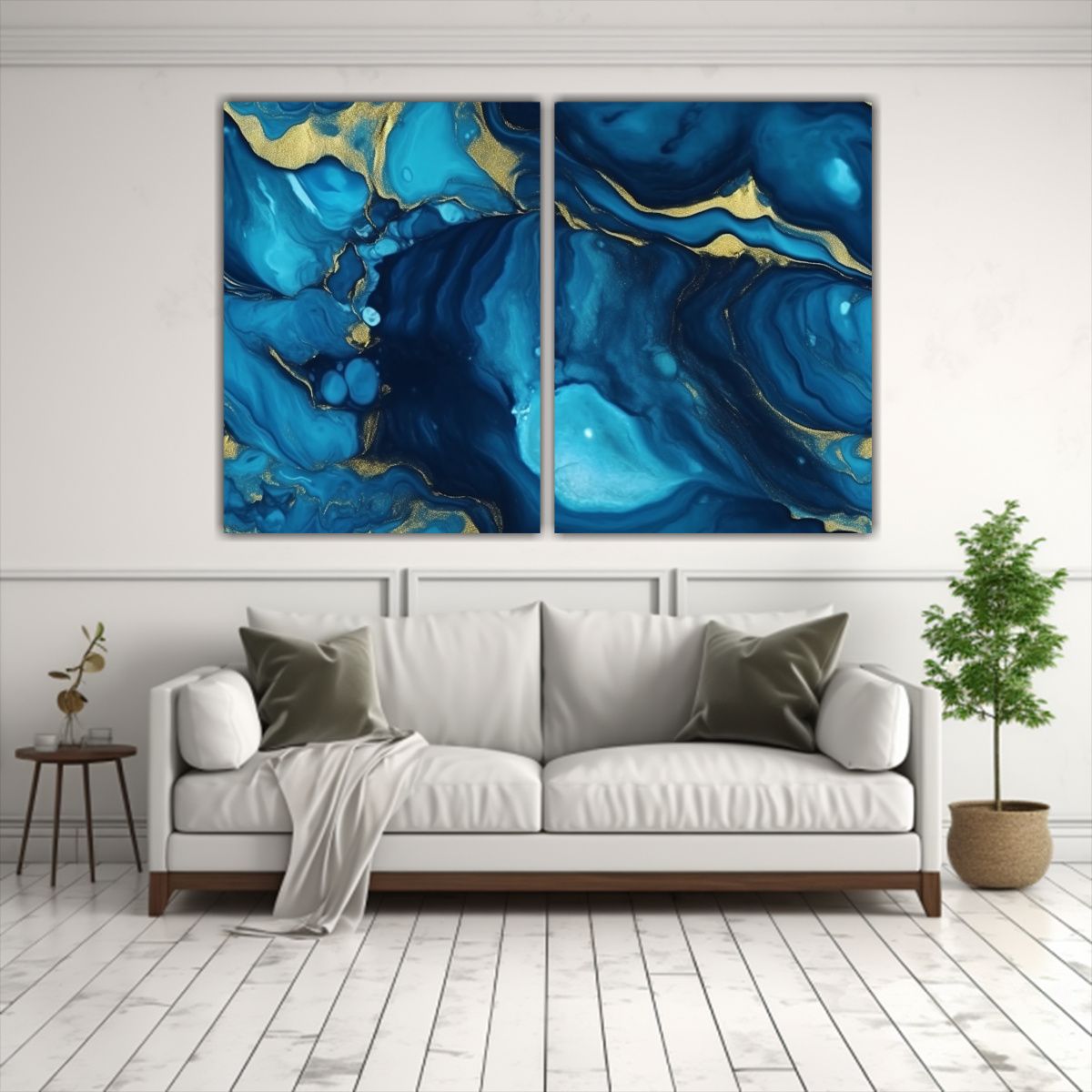 GENERICO - Fondo Texturizado De Zafiro Resplandeciente Para 80x50 Cm