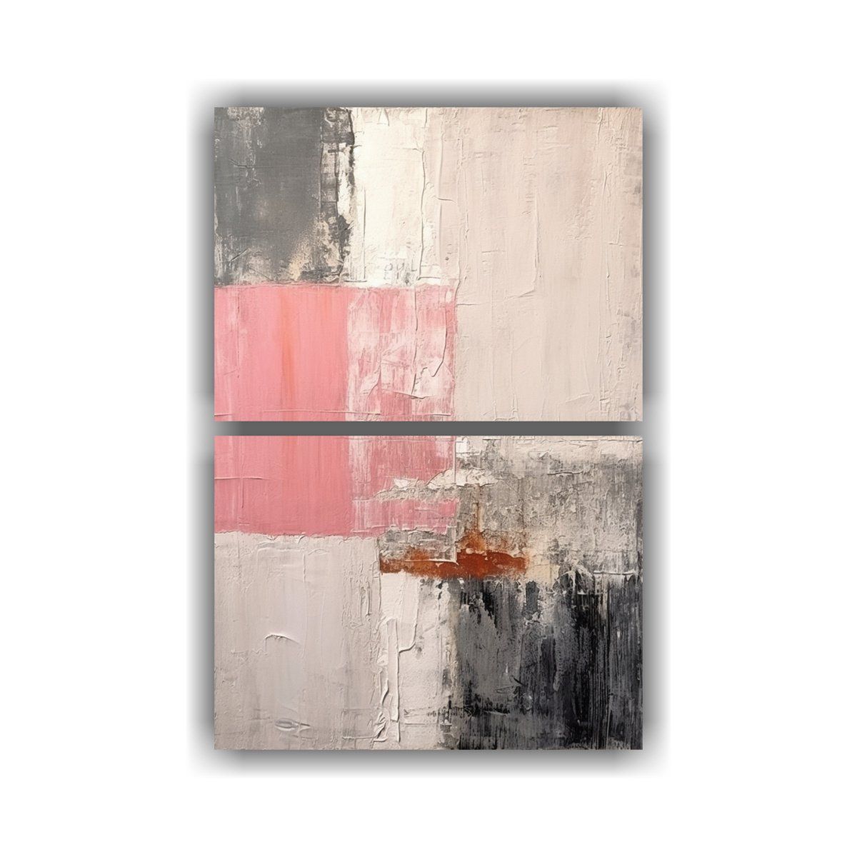GENERICO - Pintura Abstracta Minimalista En Estilo 30x40 Cm