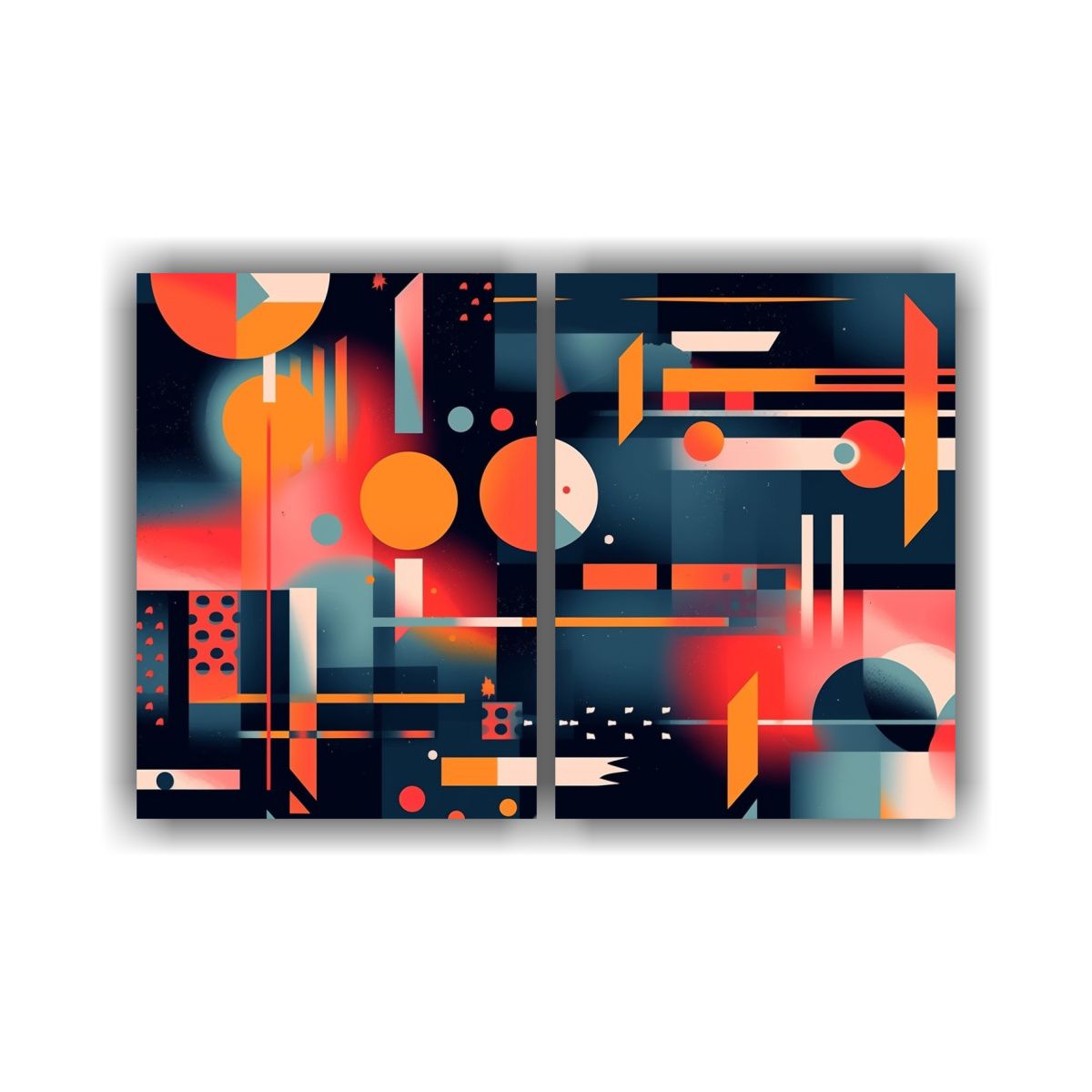 GENERICO - Conjunto De Cuadros Modernos Con Patrones 40x30 Cm