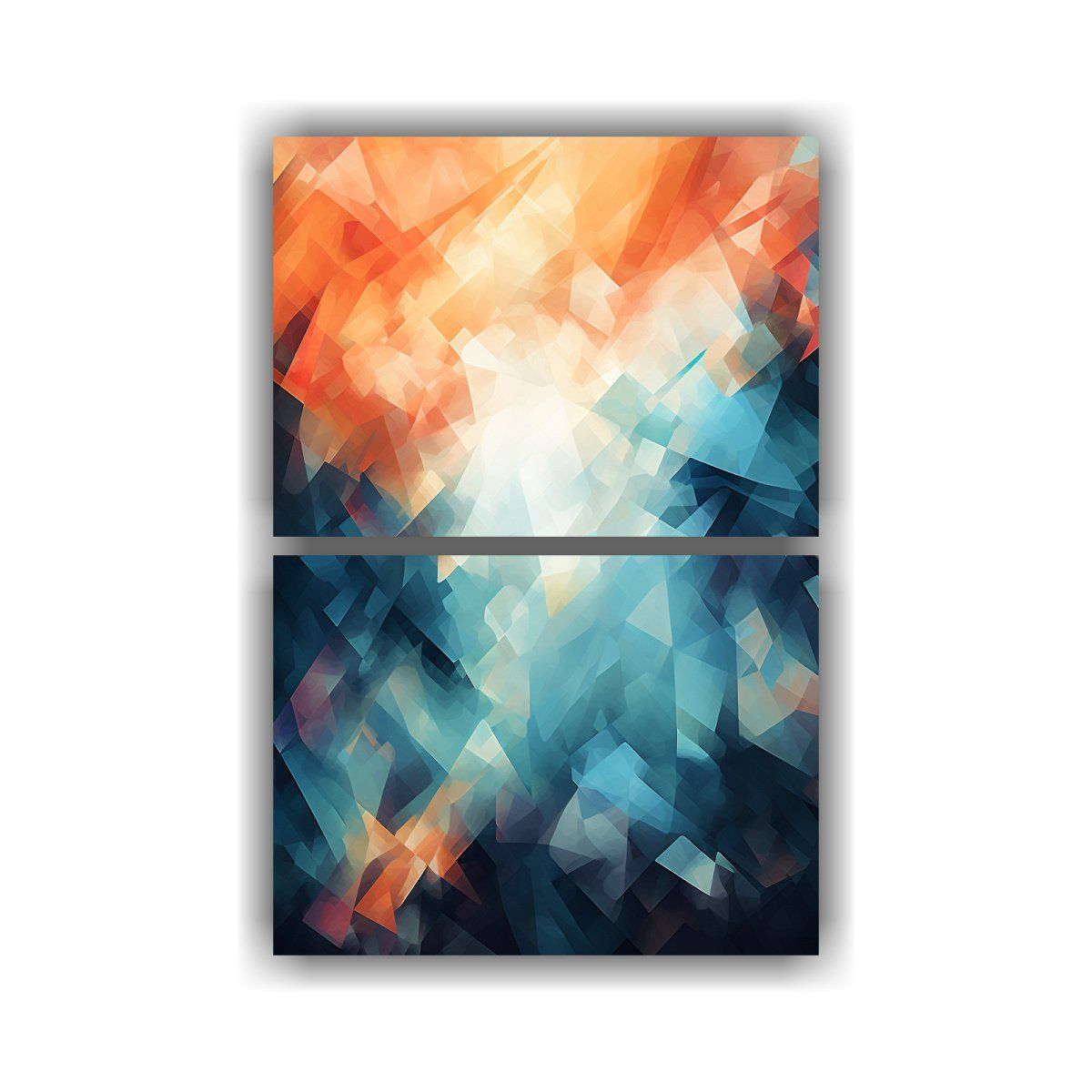 GENERICO - Abstracto Innovador En Tela Sublimada Dos 30x40 Cm