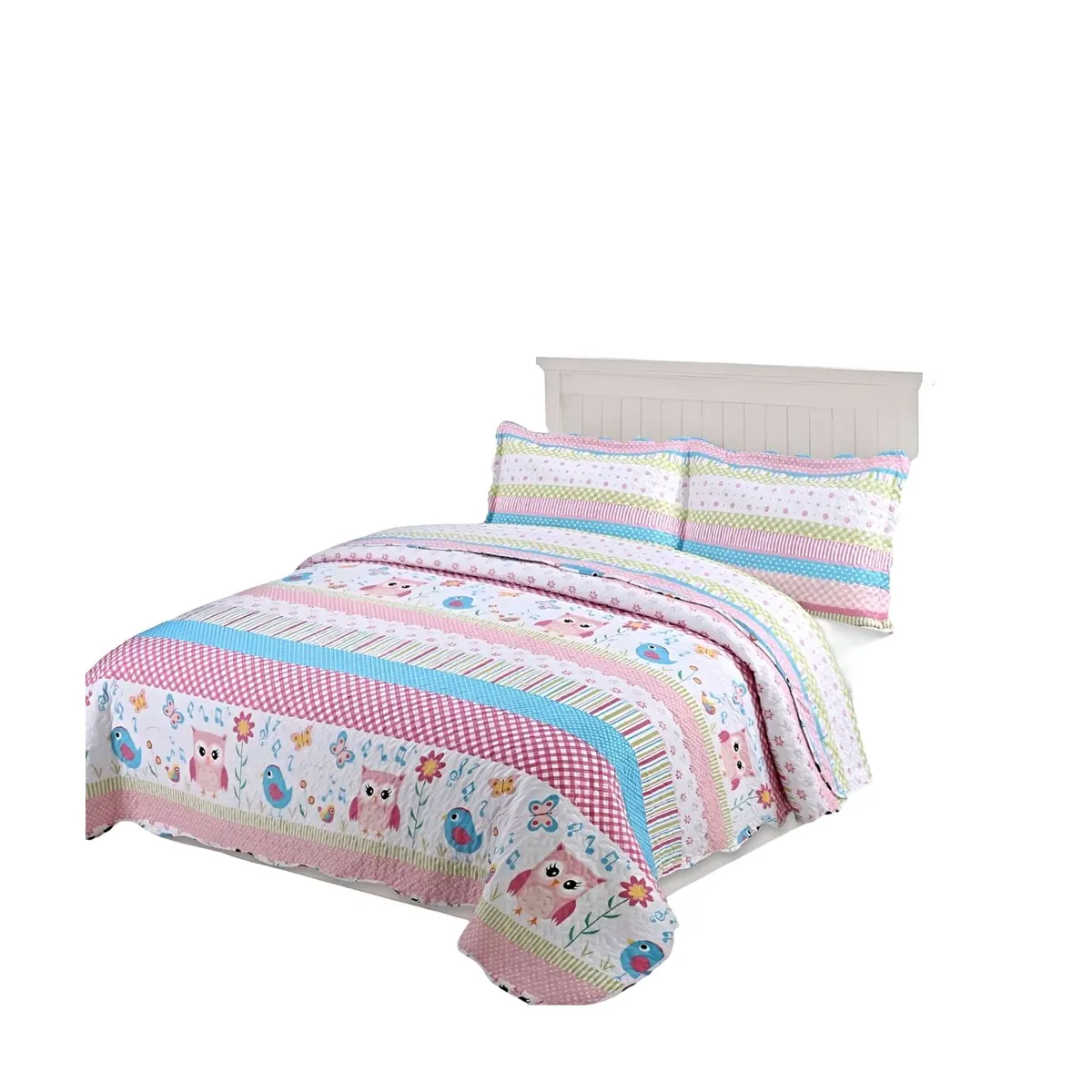 GENERICO - CUBRECAMA QUILT DE VERANO PLAZA Y MEDIA A28