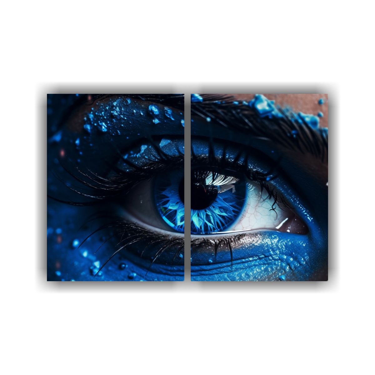 GENERICO - Cuadro Decorativo Sarah Sus Ojos Azules 80x60 Cm