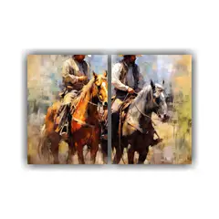 GENERICO - Pinturas Al óleo De Película De Vaqueros Con 80x50 Cm