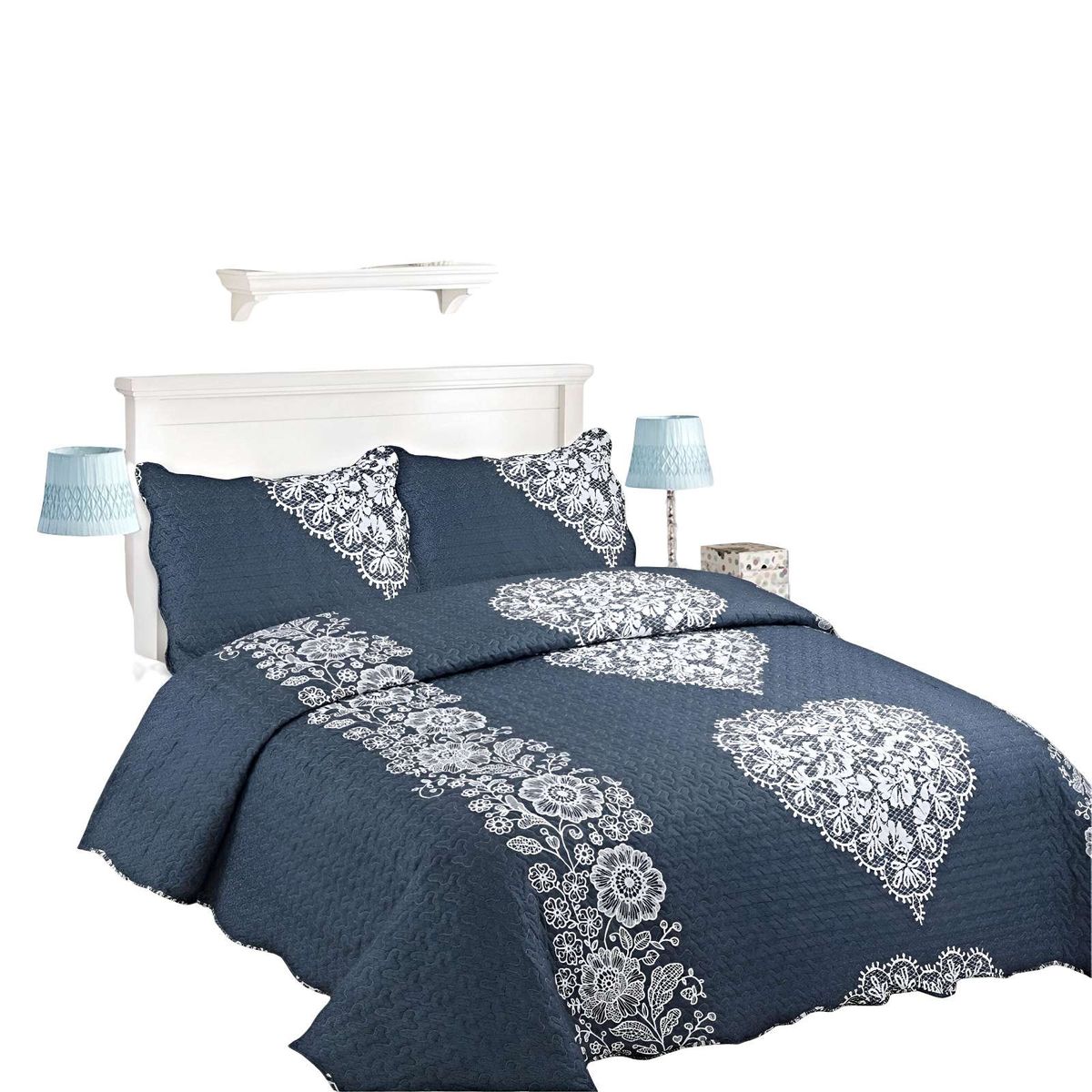 GENERICO - CUBRECAMA QUILT VERANO KING-SUPER KING A36