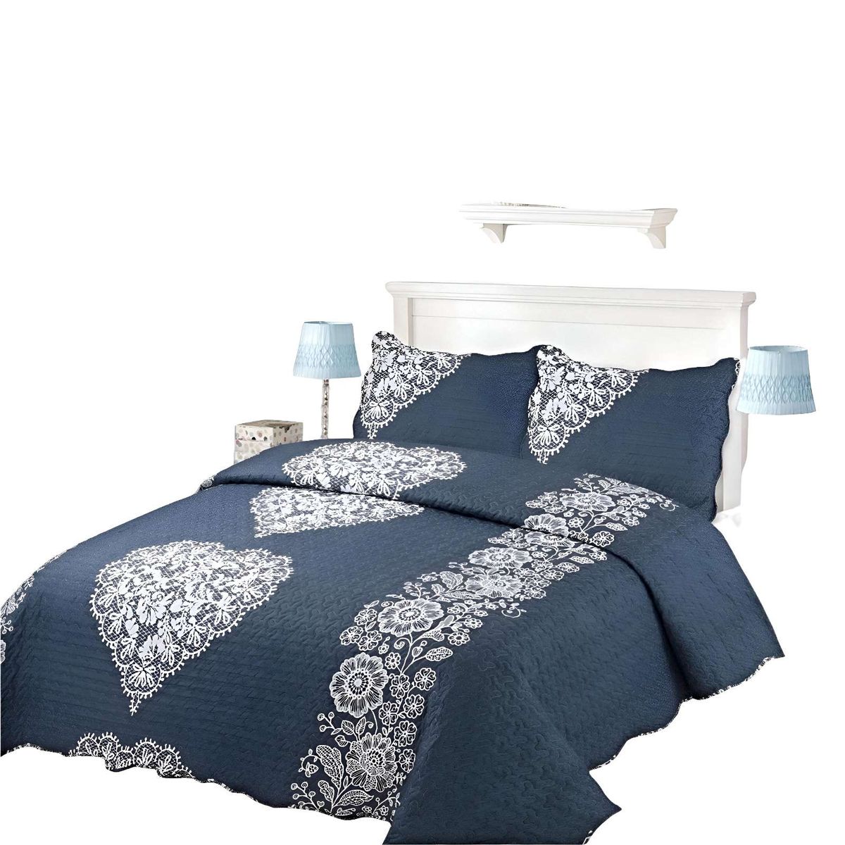 GENERICO - CUBRECAMA QUILT VERANO KING-SUPER KING A36