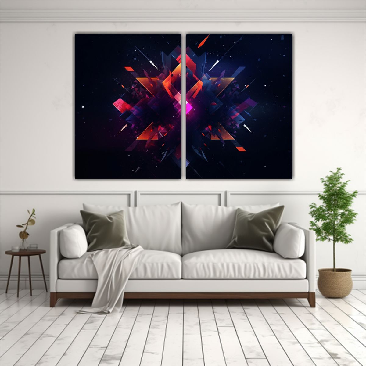 GENERICO - Cuadro Abstracto Único Minimalista Para 40x30 Cm