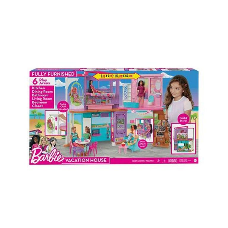 Casa Barbie Malibu Con Accesorios Original