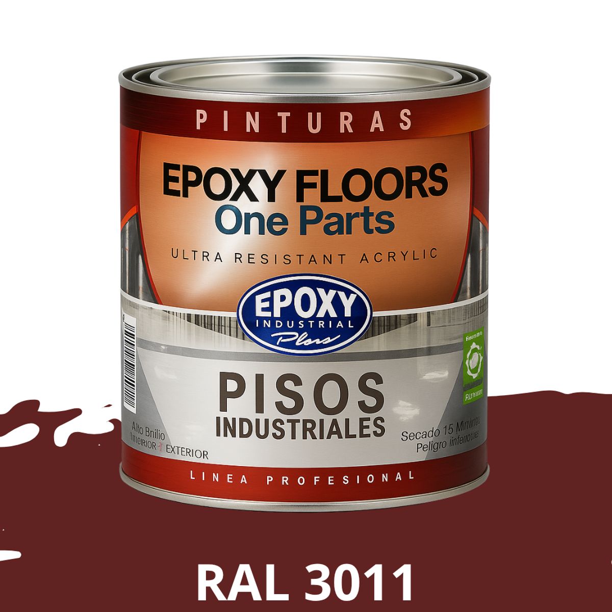 EPOXY - PINTURA ALTO TRANSITO - EPOXY FLOORS - 1L  RAL 3011