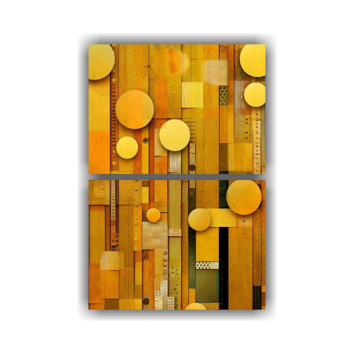 GENERICO - Pinturas Decorativas Con Diseños Abstractos En 30x40 Cm