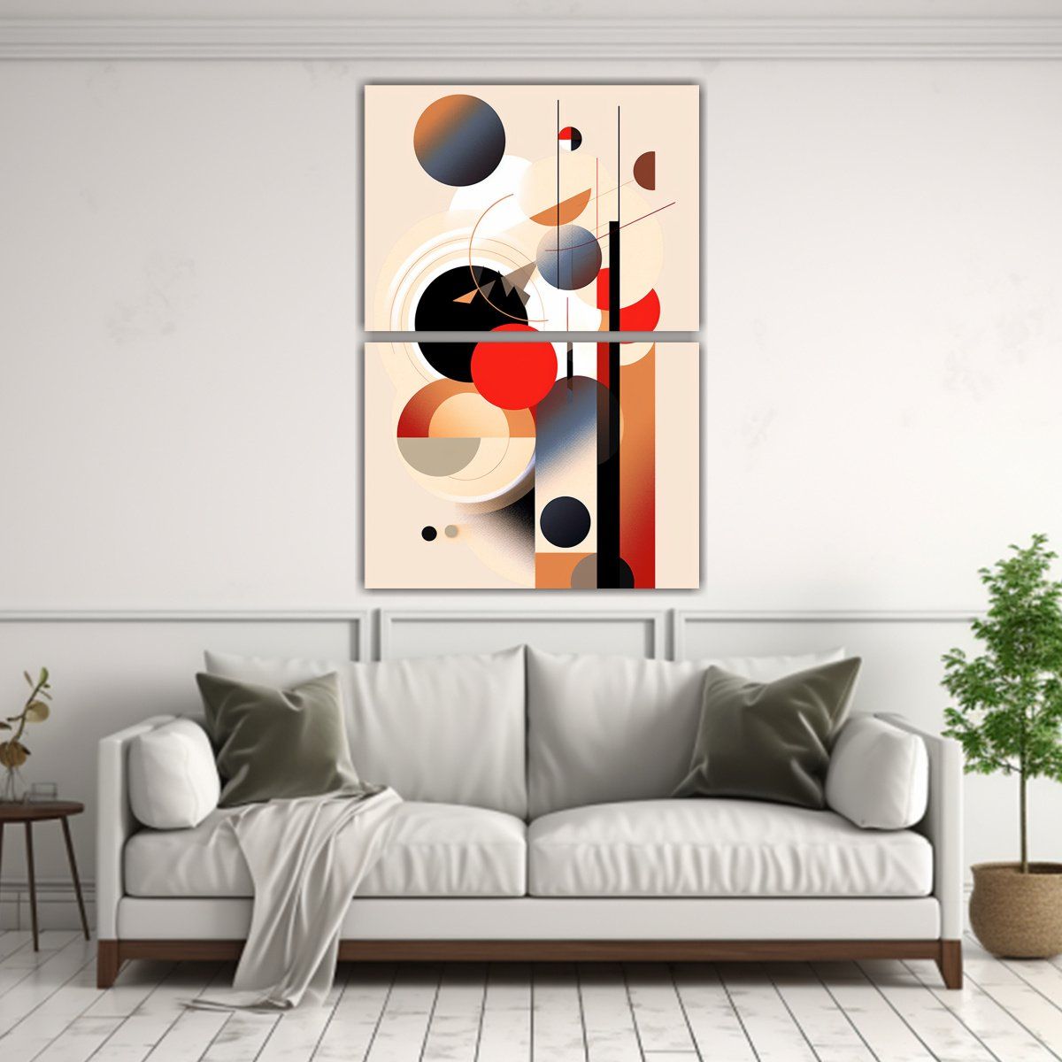 GENERICO - Arte De Pared Movimiento Abstracto Contemporáneo 30x40 Cm