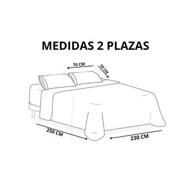 Imagen 2 del producto Cubrecama Quilt Verano 2 Plazas - Catrina Rosas XF101