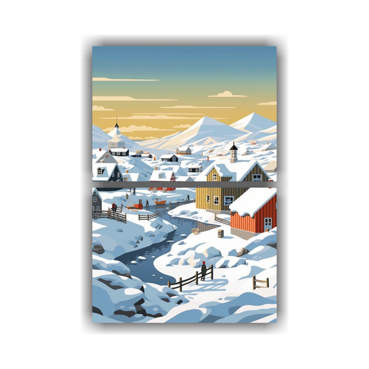 GENERICO - Cuadros Decorativos Digitales De Gran Belleza 30x40 Cm