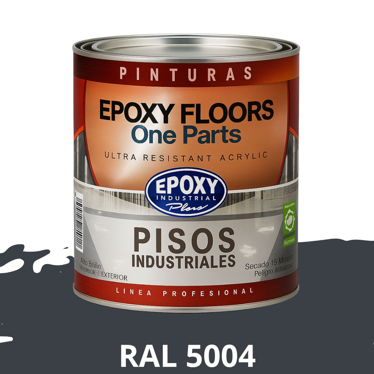 EPOXY - PINTURA ALTO TRANSITO - EPOXY FLOORS - 1L  RAL 5004