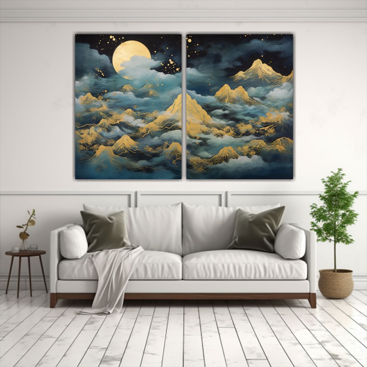 GENERICO - Pintura Al óleo De Inspiración Brillante Con 80x60 Cm