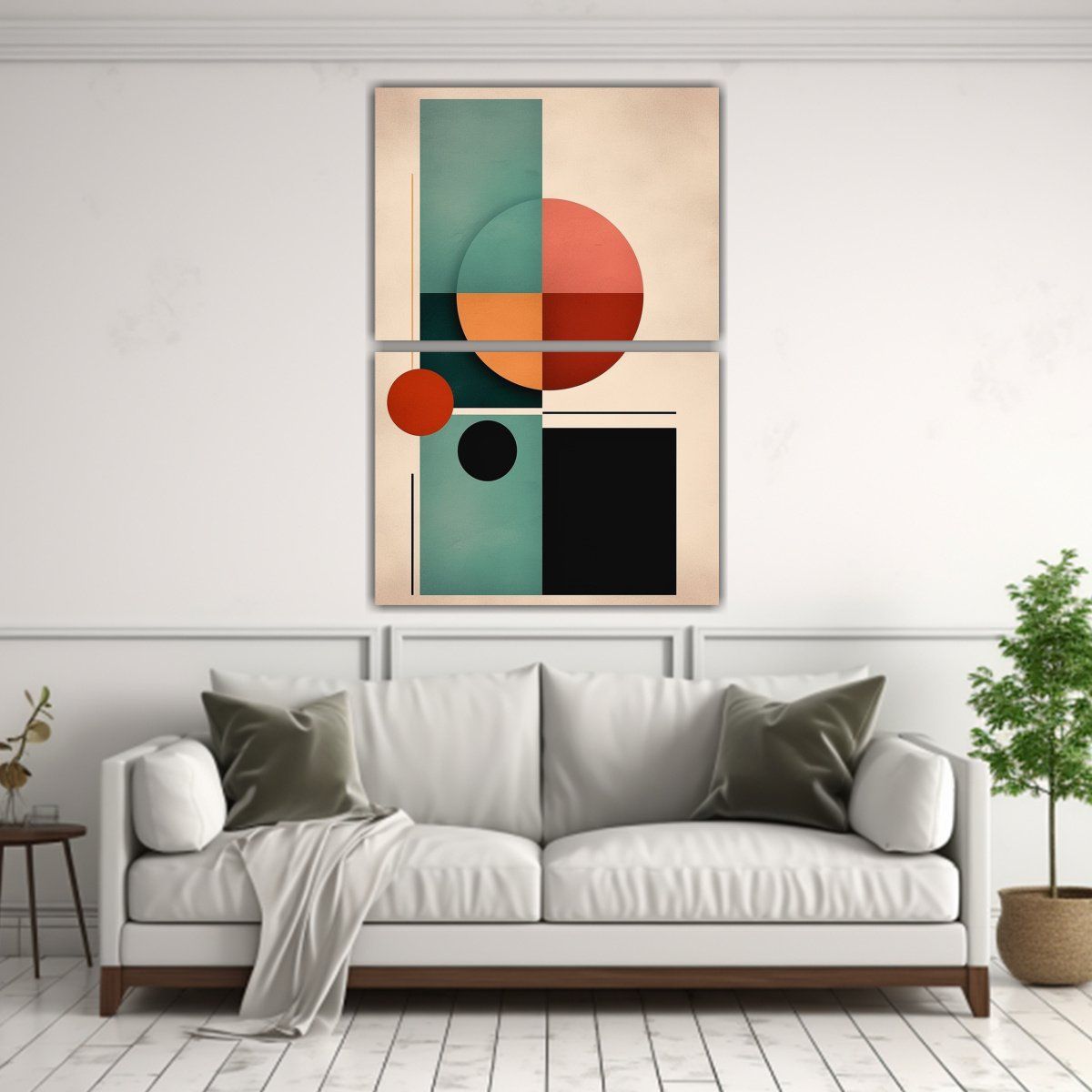 GENERICO - Arte De Pared Decorativo Abstracto En Formato De 30x40 Cm