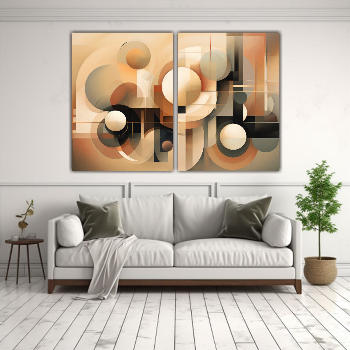 GENERICO - Cuadros Tela Impacto Visual Prism Abstracto 40x30 Cm