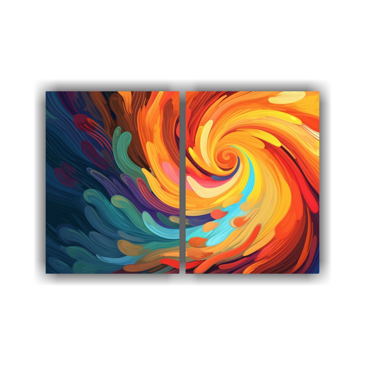 GENERICO - Pinturas Decorativas Para Baño En Lienzo Con 80x50 Cm