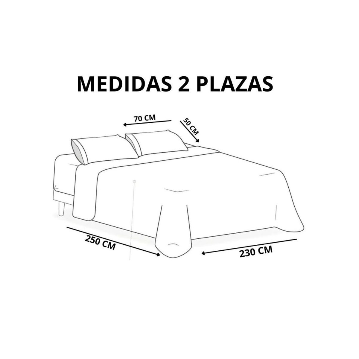 GENERICO - Cubrecama Quilt Verano 2 Plazas - Dakota XF106