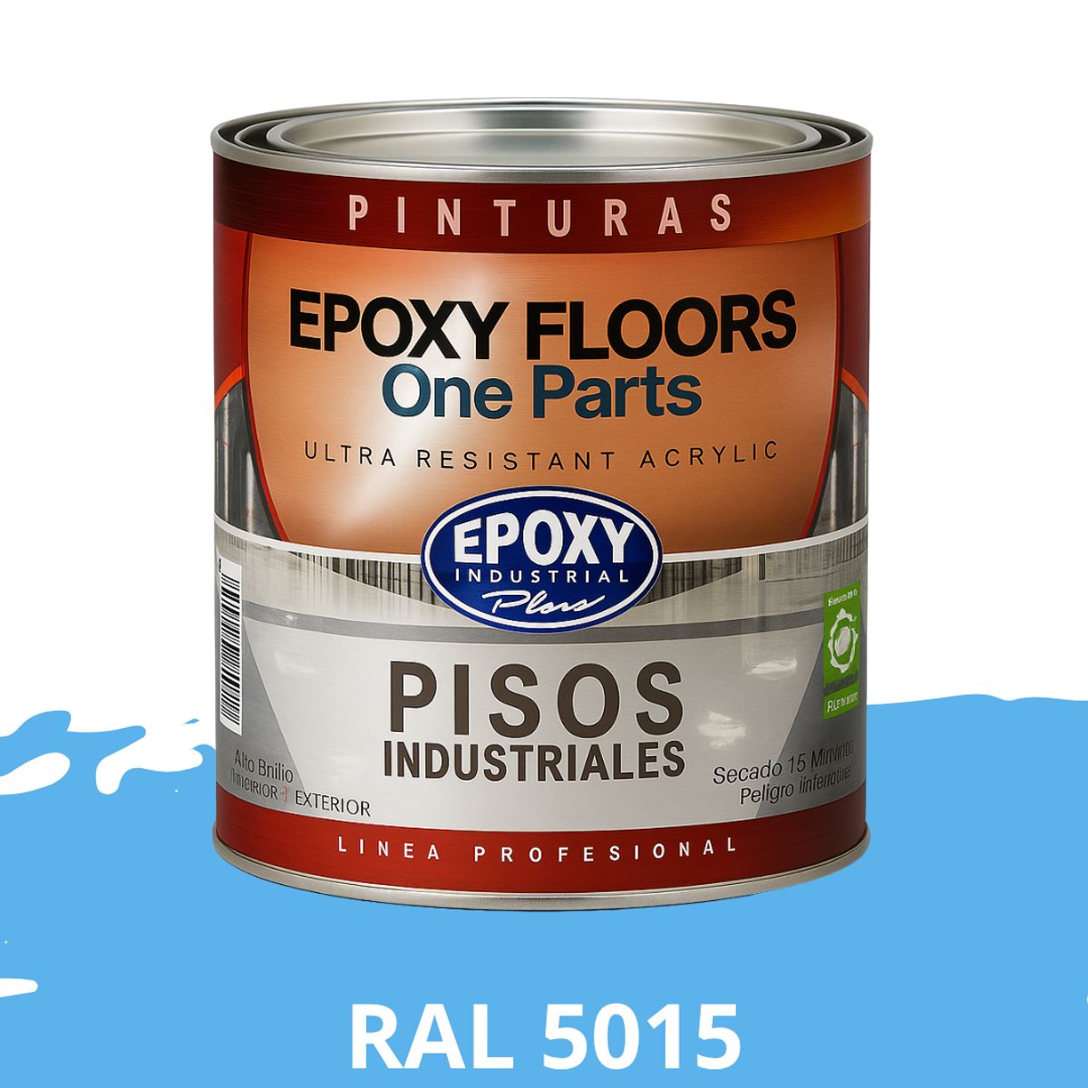EPOXY - PINTURA ALTO TRANSITO - EPOXY FLOORS - 1L  RAL 5015