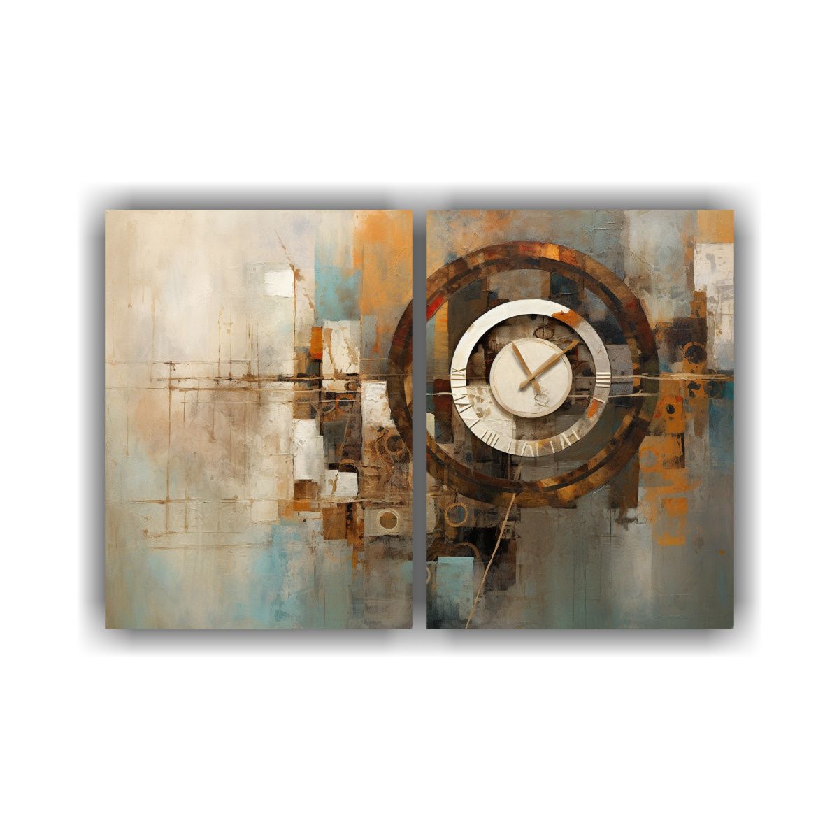 GENERICO - Pinturas De Decoración Abstracta Que Exploran El 80x60 Cm