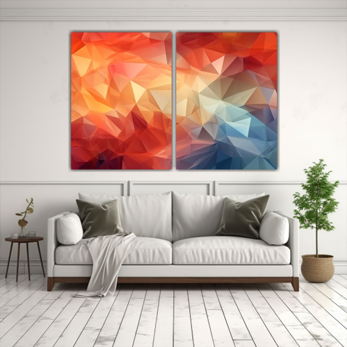 GENERICO - Fondos Geométricos Abstractos Decorativos 80x60 Cm