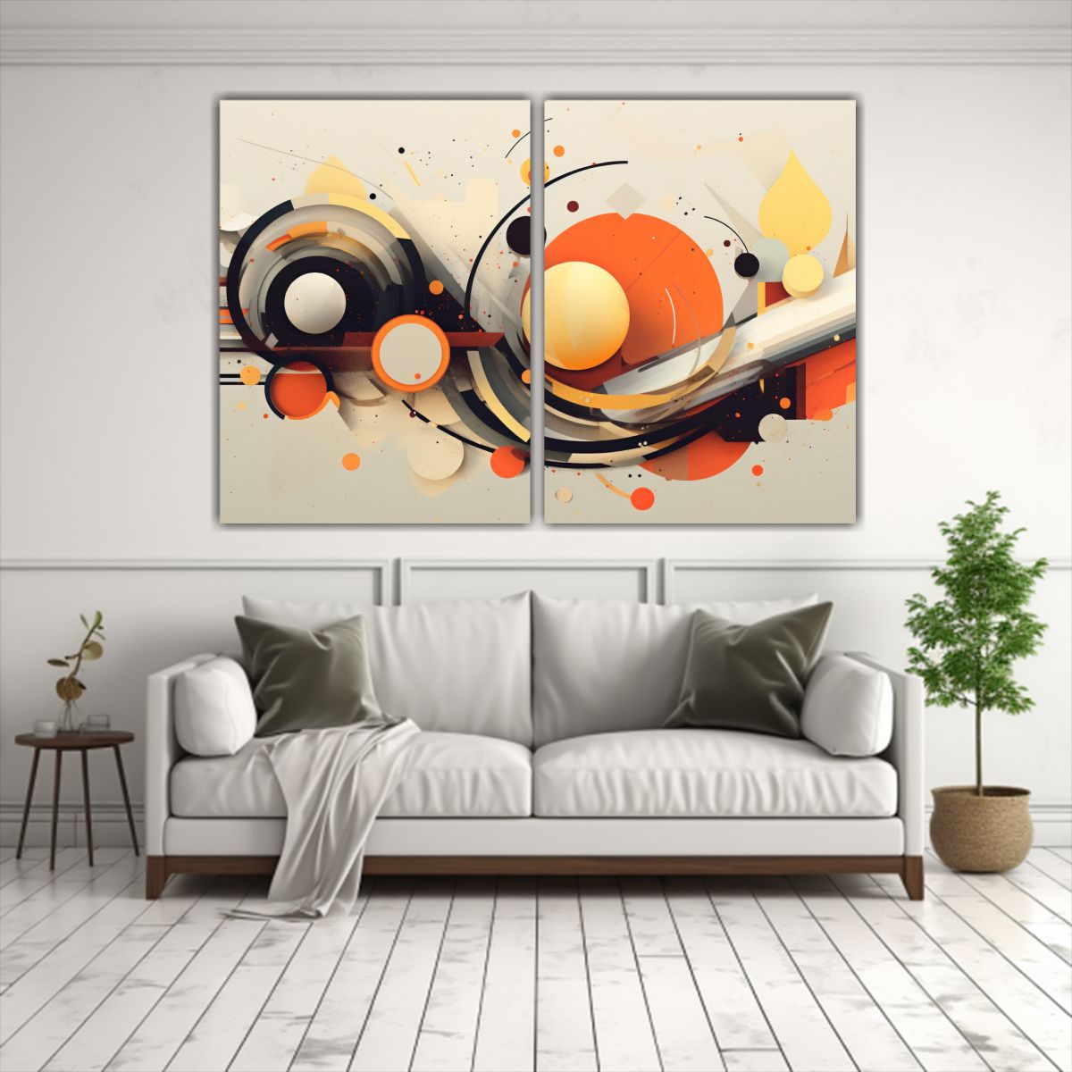 GENERICO - Cuadros Decorativos Con Diseño Callejero Y 80x50 Cm