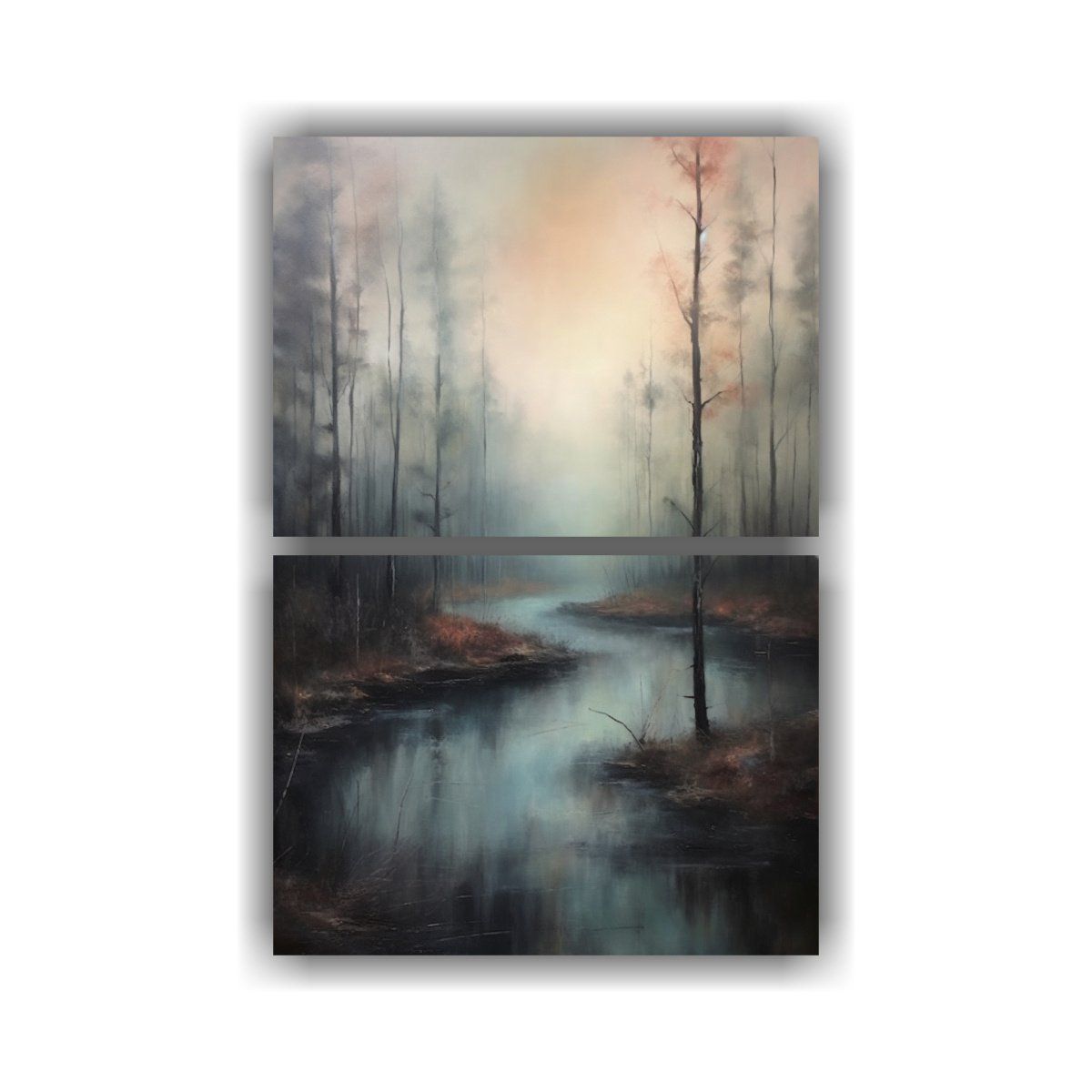 GENERICO - Cuadros Acuarela Catherine Fitzgerald Inspirados 30x40 Cm