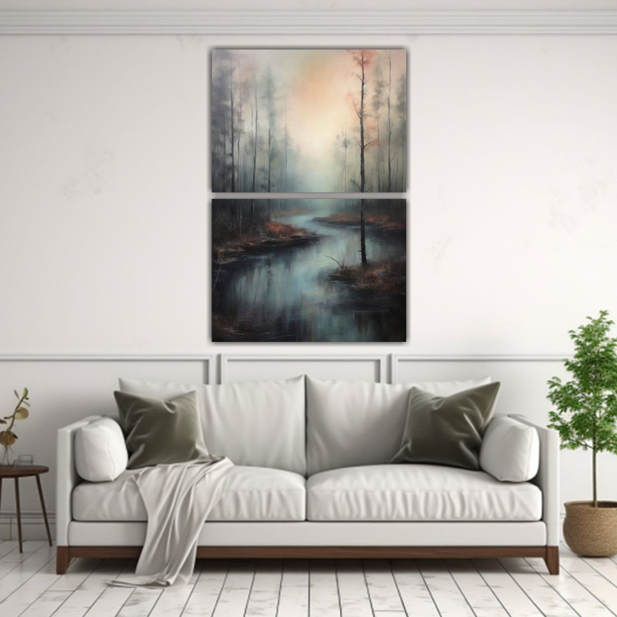 GENERICO - Cuadros Acuarela Catherine Fitzgerald Inspirados 30x40 Cm