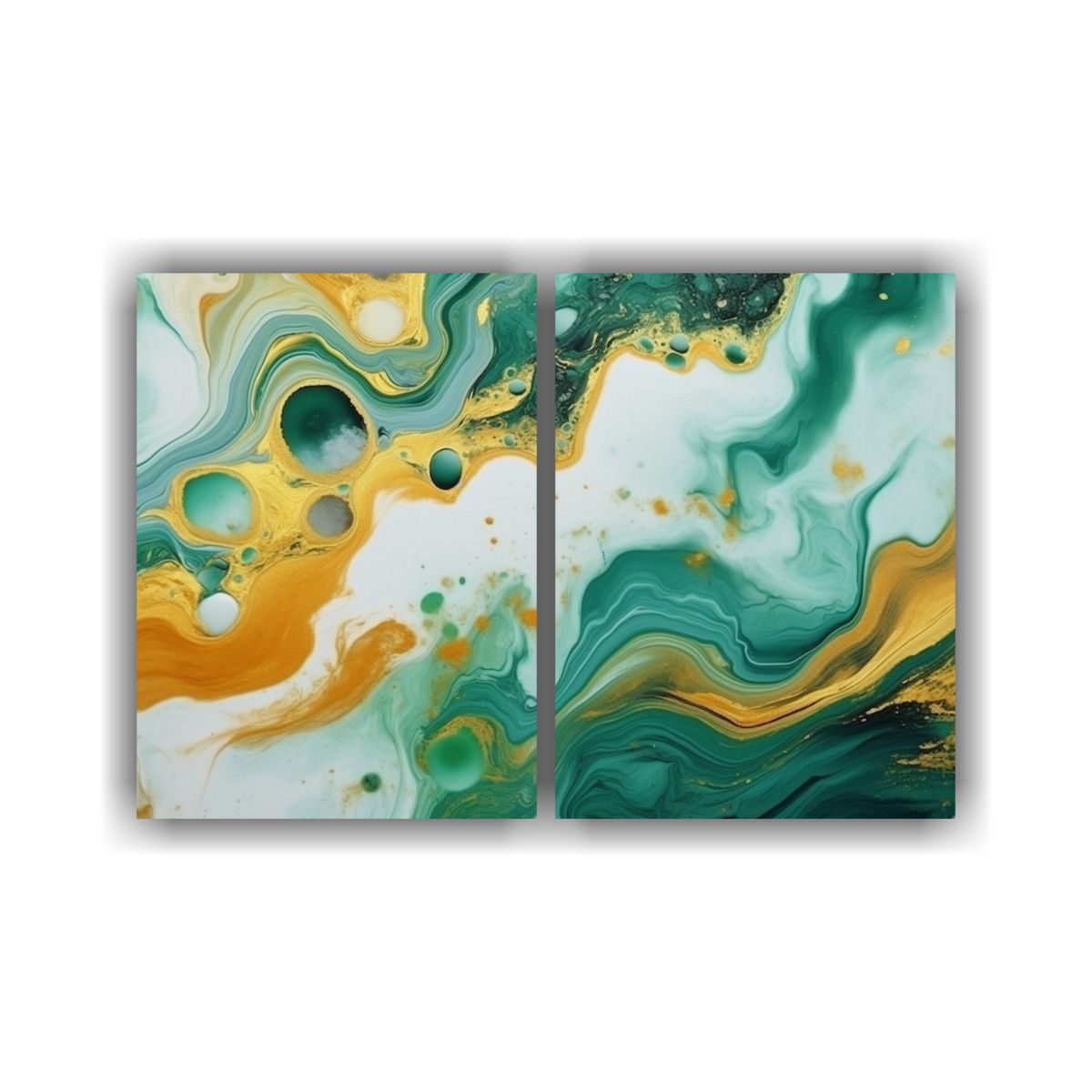 GENERICO - Lienzos Abstractos De Lujo Con Sensibilidad 80x50 Cm