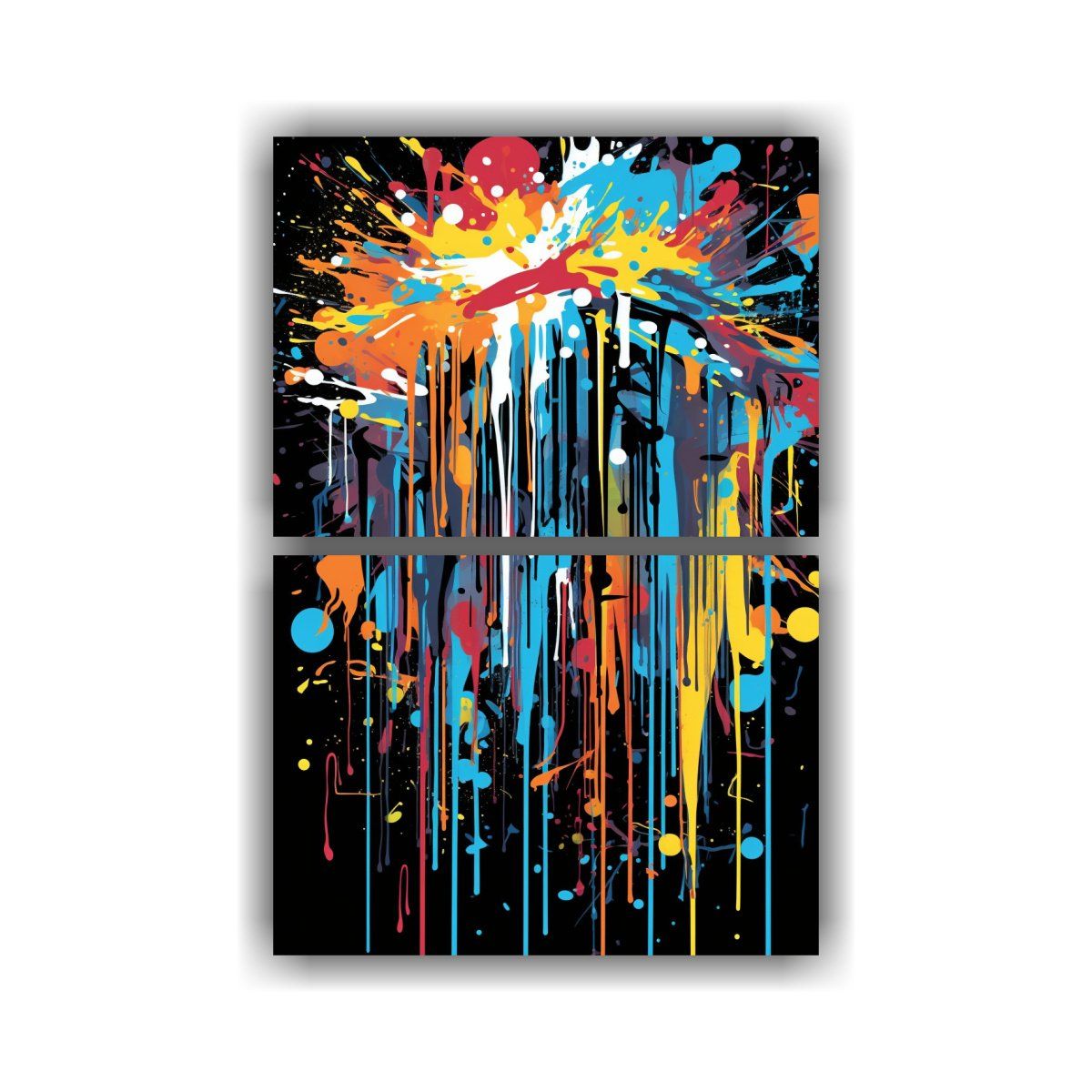 GENERICO - Pinturas Conceptuales Originales Fusionadas De 30x40 Cm