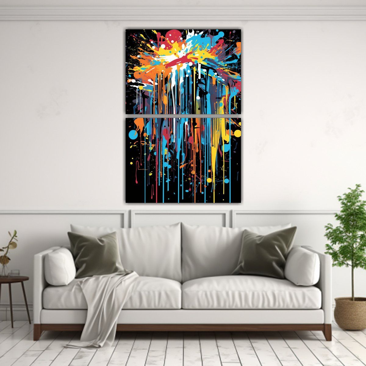 GENERICO - Pinturas Conceptuales Originales Fusionadas De 30x40 Cm