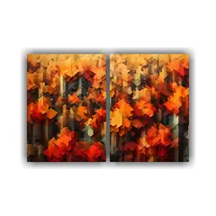 GENERICO - Composición Audaz De Pinturas Decorativas 40x30 Cm