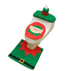 GENERICO - Set De Baño Duende 3 Piezas Adorno Navidad Decoración