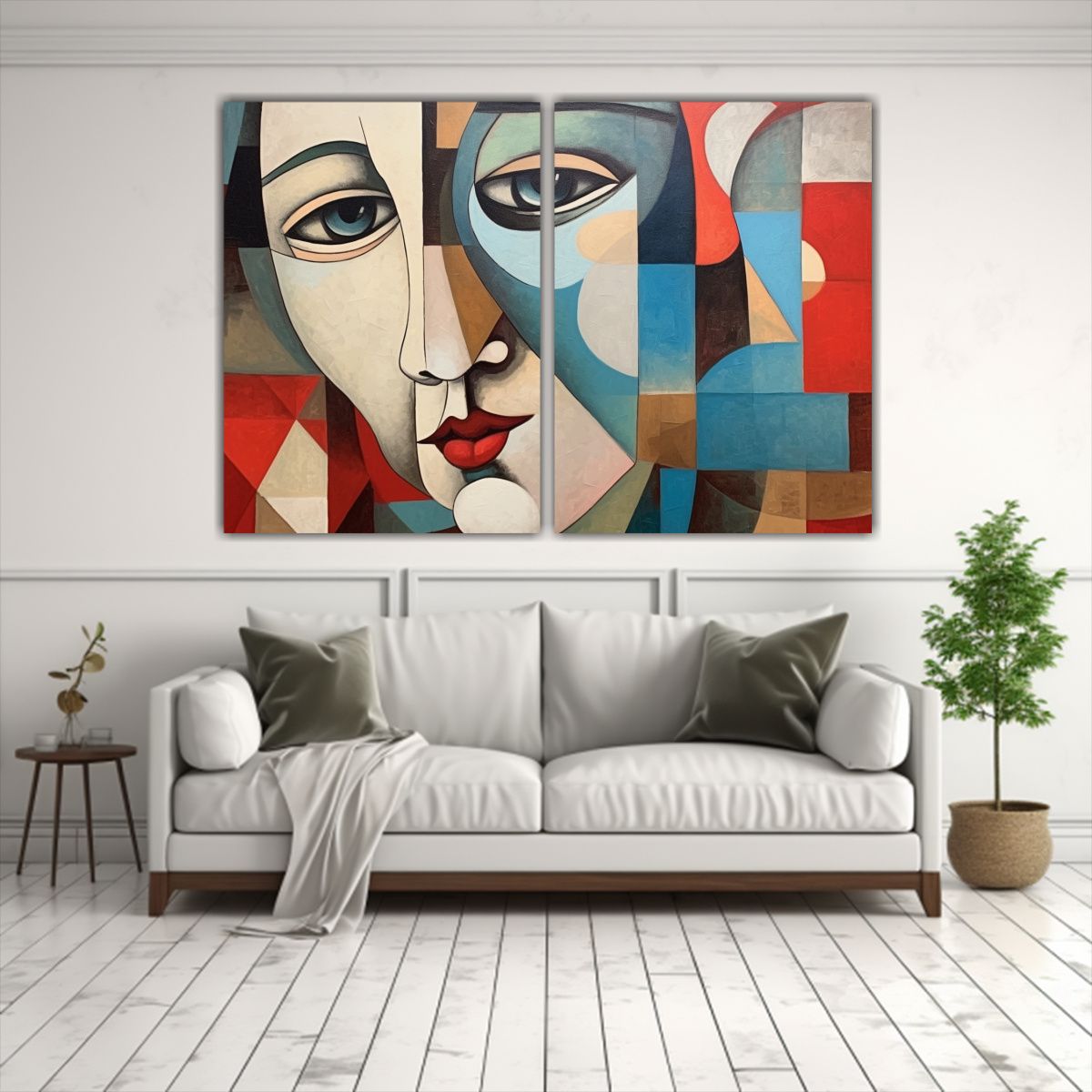 GENERICO - Cuadros Blend Forma Para Crear Una Pintura Al 80x60 Cm