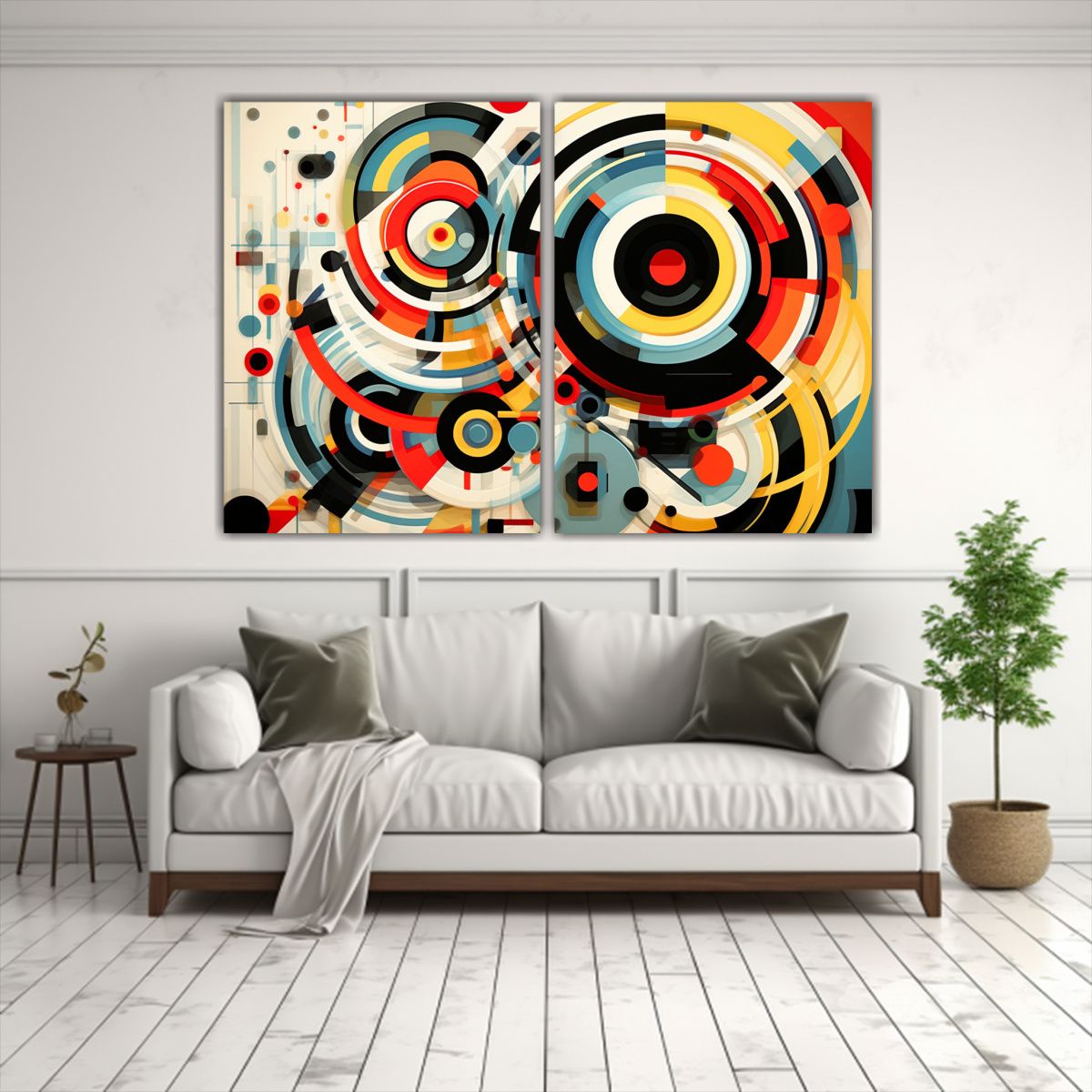 GENERICO - Composiciones Abstractas De Arte Para Decorar El 80x50 Cm