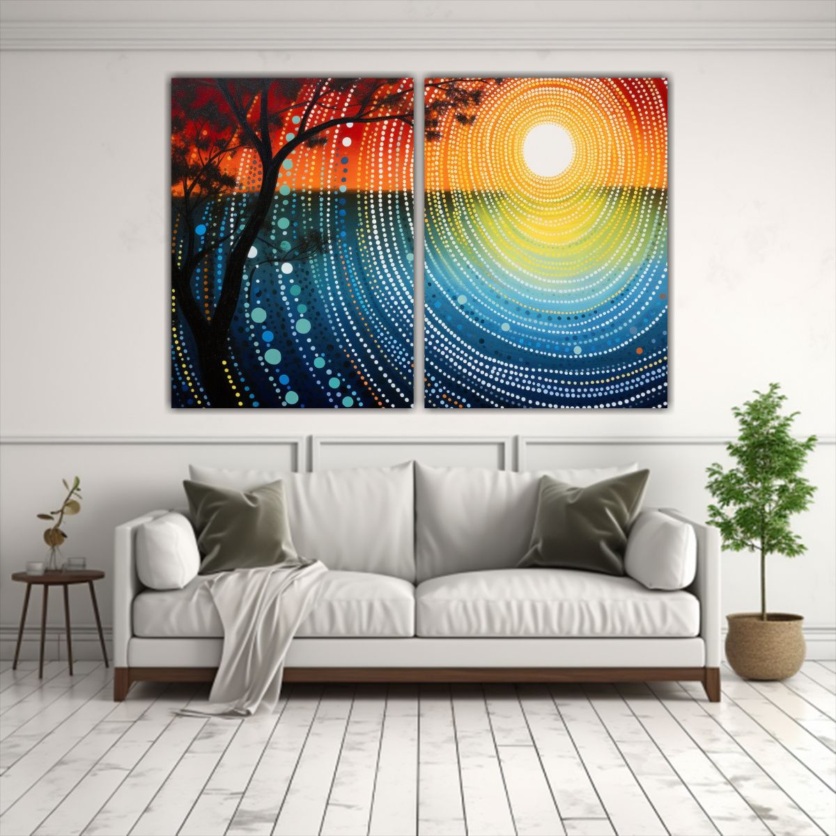 GENERICO - Pinturas Decorativas Aborígenes Australianas De 40x30 Cm