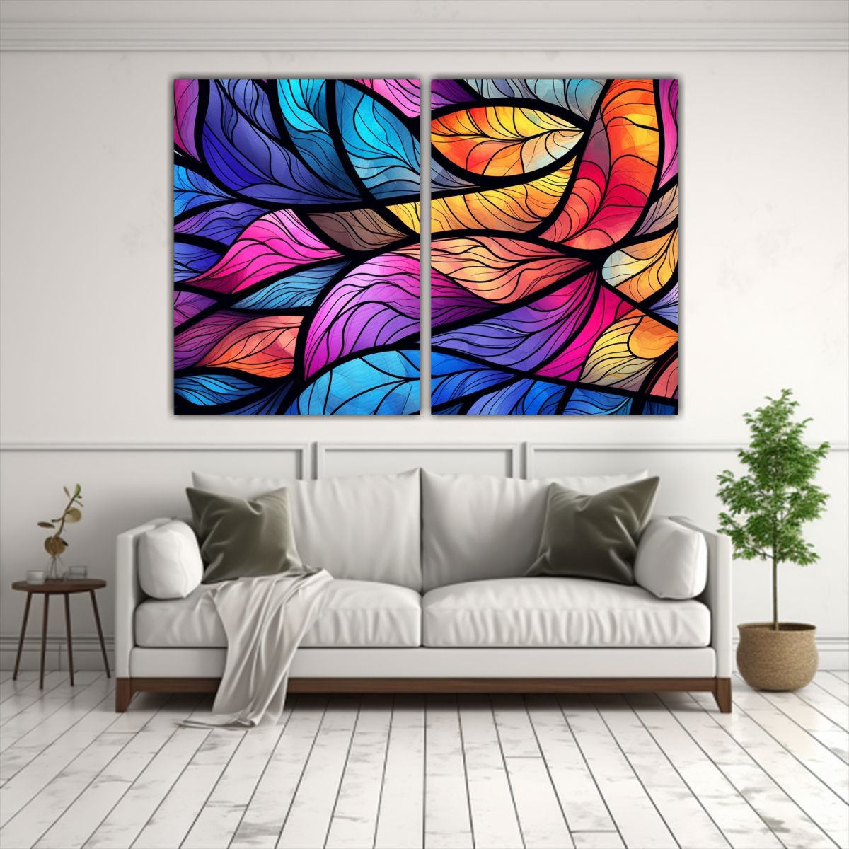 GENERICO - Cuadros Modernos De Vida En Color Pleno Arte De 80x50 Cm