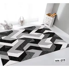 GENERICO - ALFOMBRA PARA LIVING ANTIDESLIZANTE CON DISEÑOS TRIDIMENCIONALES