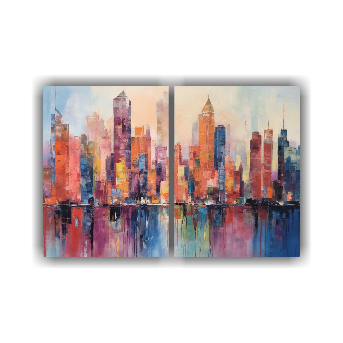 GENERICO - Pintura Acrílica De Arte Urbano En Rosa Con 80x60 Cm