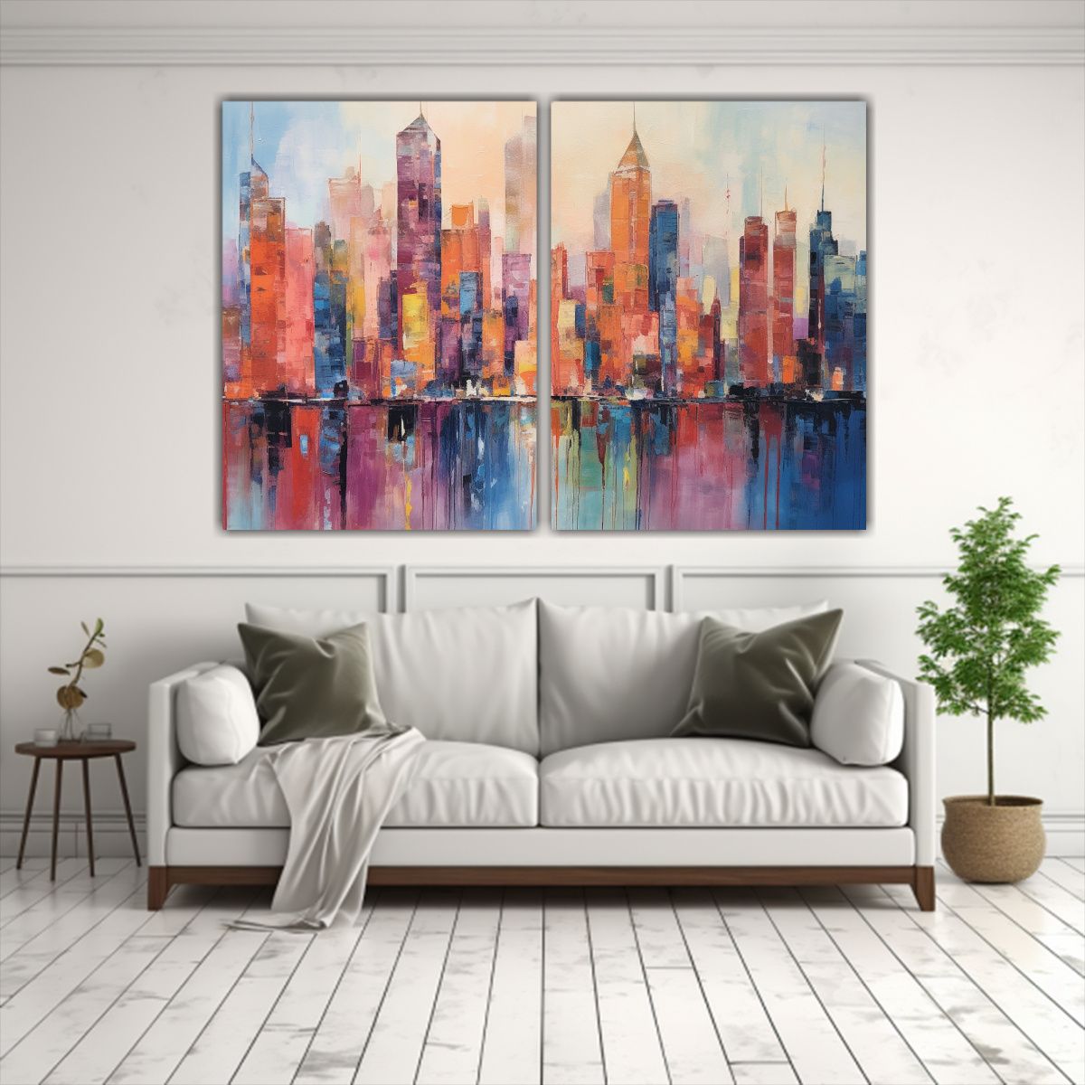 GENERICO - Pintura Acrílica De Arte Urbano En Rosa Con 80x60 Cm