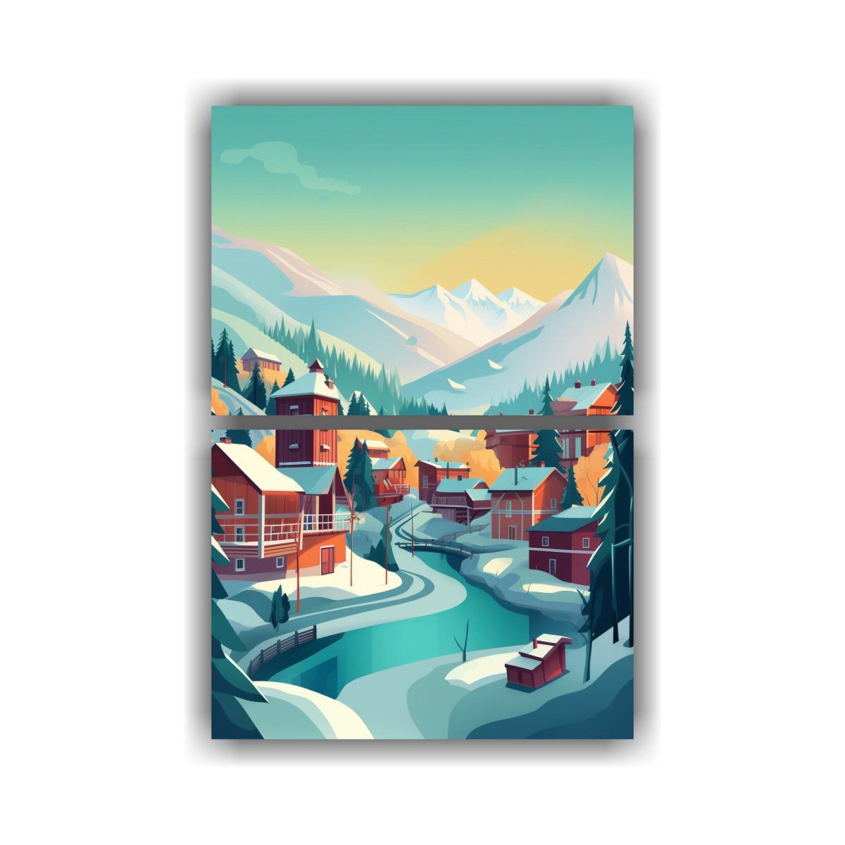 GENERICO - Pinturas Decorativas De Lienzo Expresión 30x40 Cm