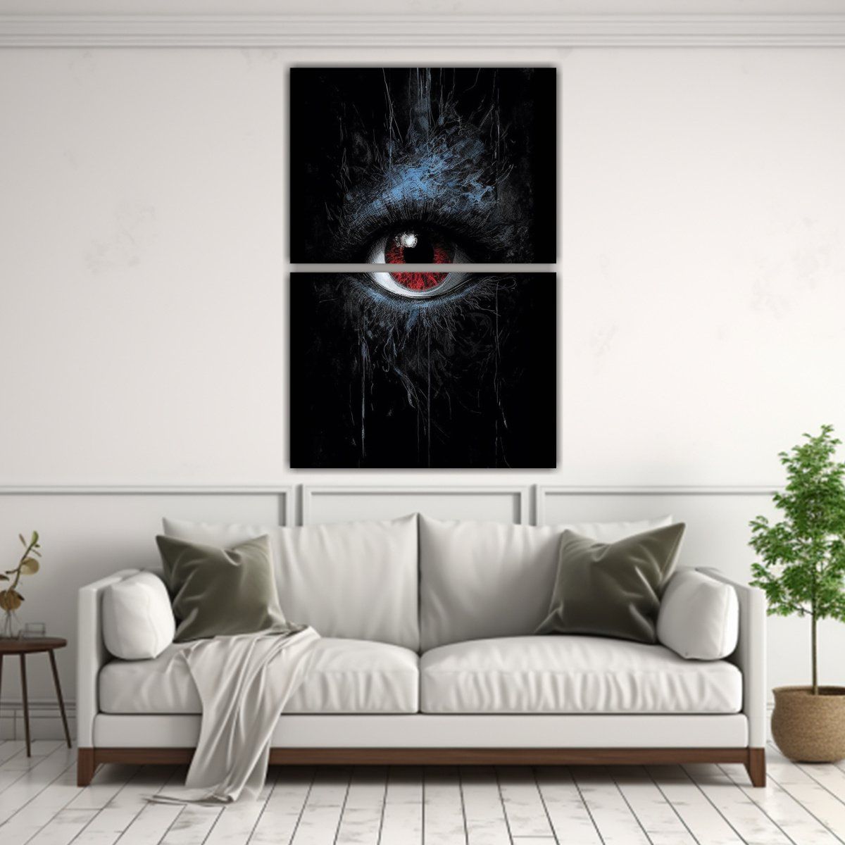 GENERICO - Cuadro Creativo De La Impactante Pintura De Ojo 30x40 Cm