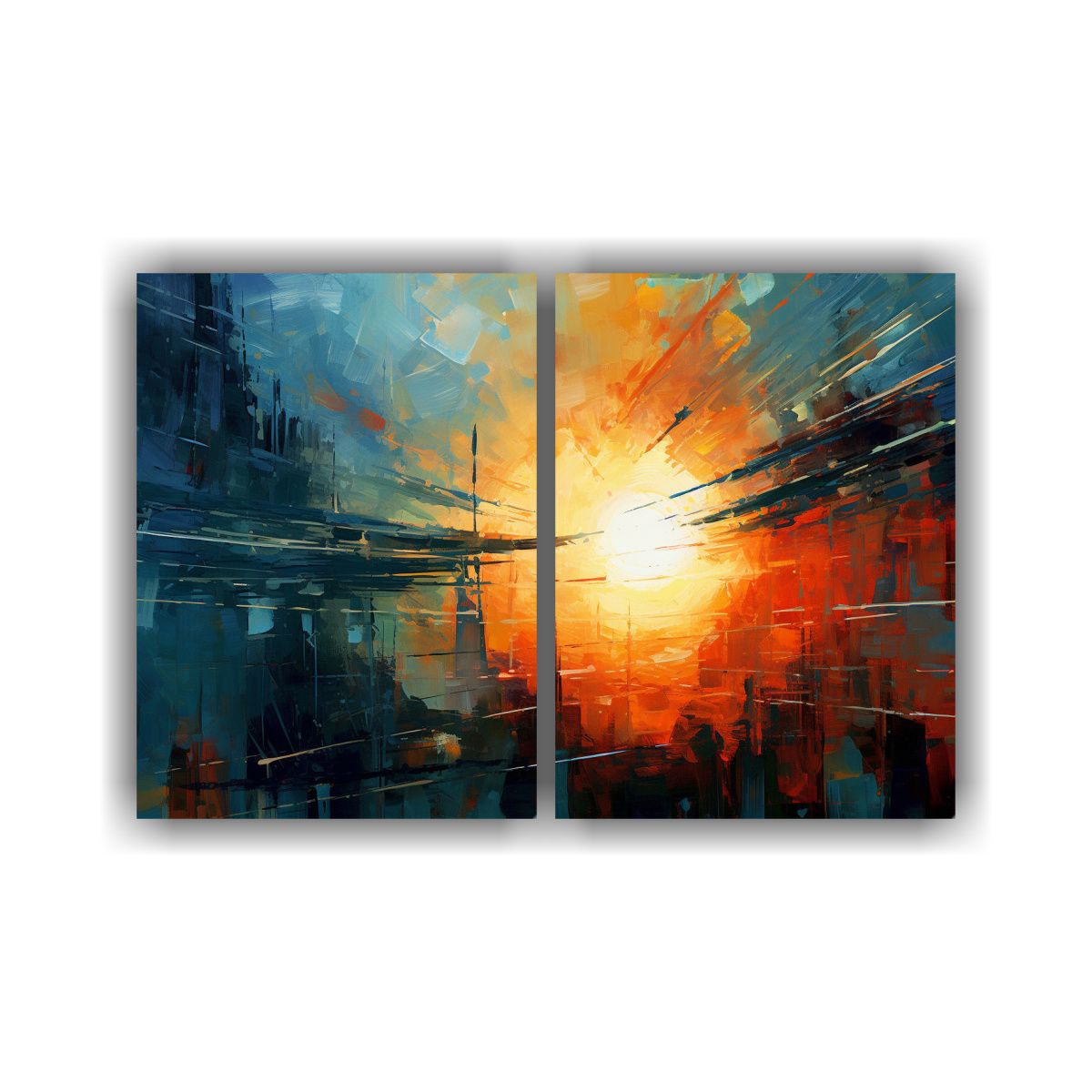 GENERICO - Cuadros Abstractos Estilo Stephen King Para 40x30 Cm